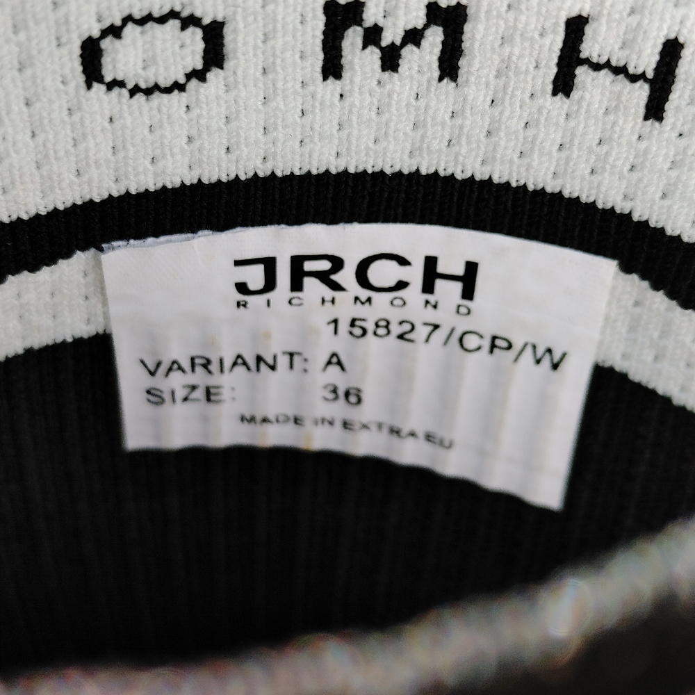 JOHN RICHMOND WOMENS SOCK FIT HI TOP SNEAKER IN BLACK, 36 - Picture 14 of 16